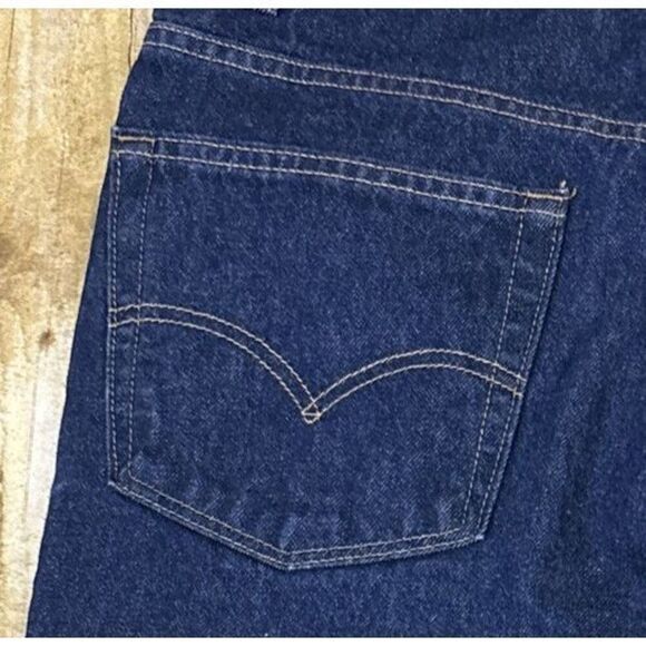 Levis 517 Red Tab Jeans Made In USA Vintage Regular Fit Straight Leg 40X32 38X33 - Picture 4 of 10
